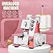 Imagen de NYANS Máquina De Coser Overlock De Cuatro Hilos con Longitud De Puntada Ajustable
