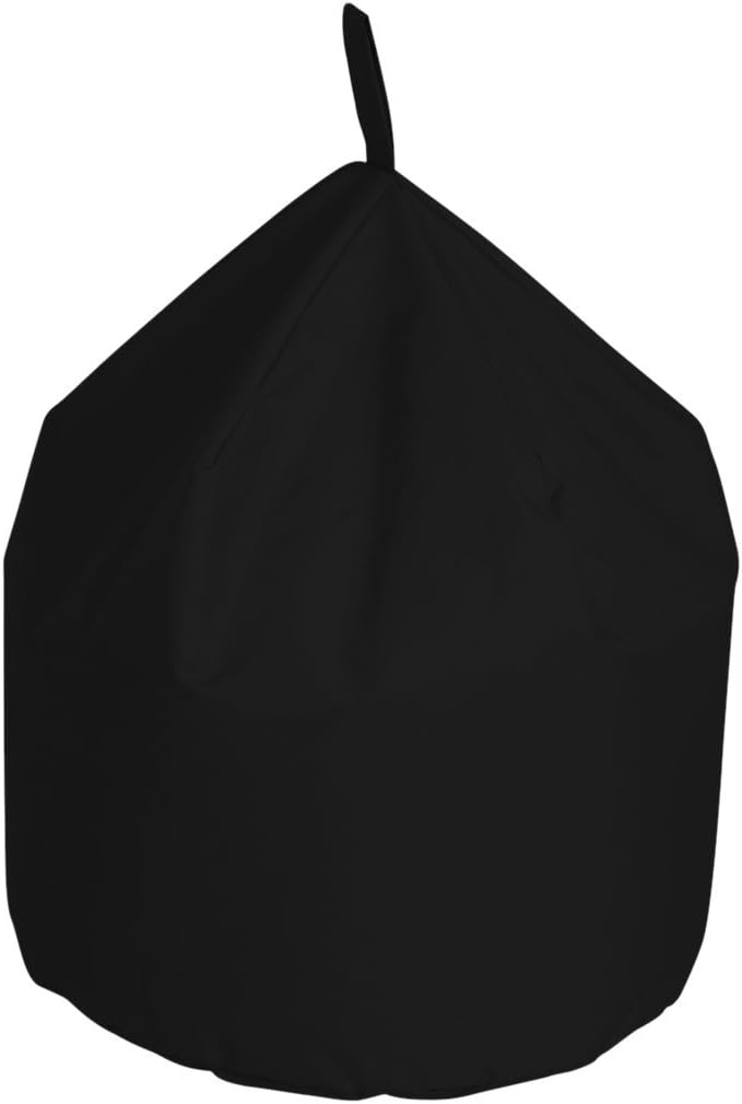Bonkers Jazz Chino Water Resistant Polyester Bean Bag with Beans Filling - Black