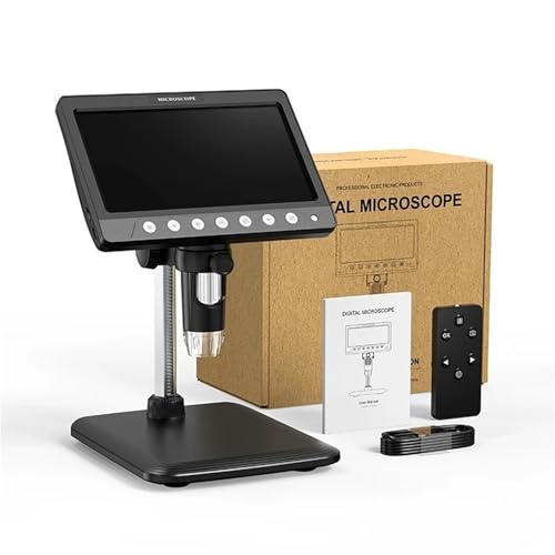 Microscopio digital portátil de 5 MP para inspección de placas electrónicas y soldaduras precisas