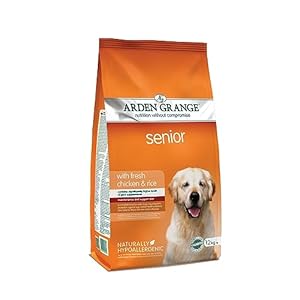 Arden Grange Senior Dry Dog Food with Fresh Chicken and Rice, 12 kg