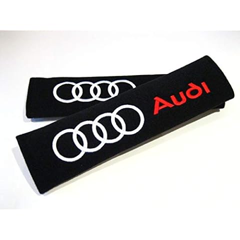 Racing Style Seat Belt Pads. A3 A4 A5 A6 TT RS Quattro Q3 Q5 Q7 Avant Turbo Allroad E-Tron A8 RS4 R8 RS6 RS8 A1 Q2 Cover