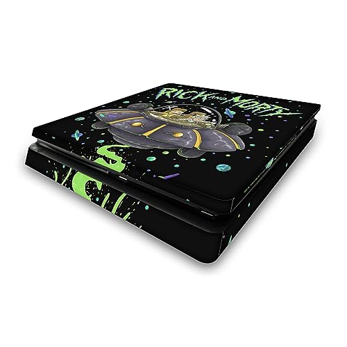 Vinyle Rick and Morty PS4 Slim pour personnaliser votre espace gaming de salon
