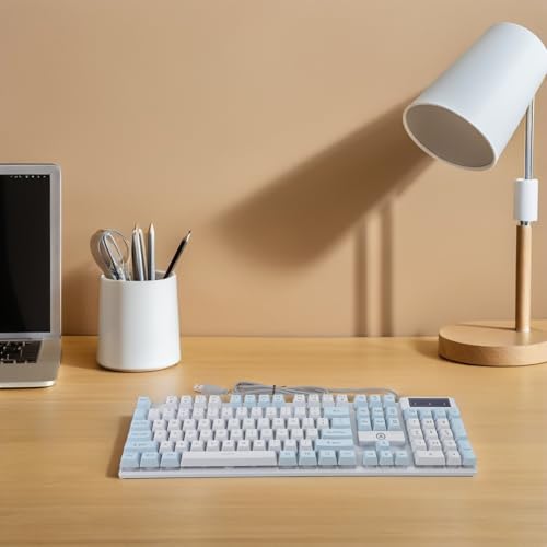 Clavier mécanique de jeu USB 104 touches rétroéclairé pour PC portable