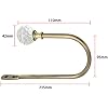 Lot De 2 Embrasses Rideaux En Bronze Doré – Style Ancien Avec Crochets
