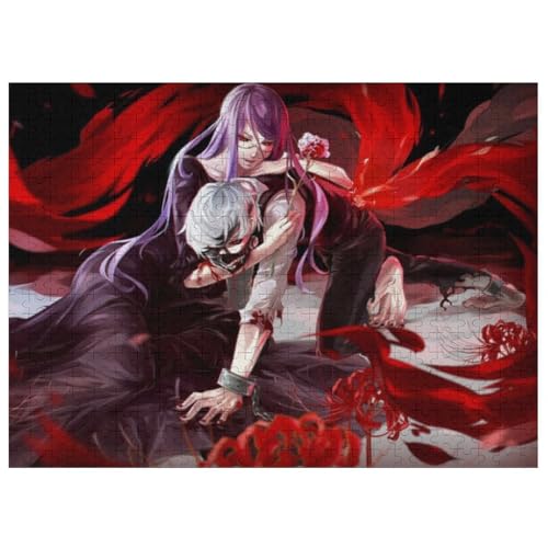 東京喰種 ジグソーパズル 1500ピース 木製 アニメパターン 子供 大人 初心者向け 知育パズル 手作り 減圧 壁掛けアート 壁飾り リビングデコレーション 萌えグッズ 誕生日ギフト 57x87cm 5s09152239shz-7
