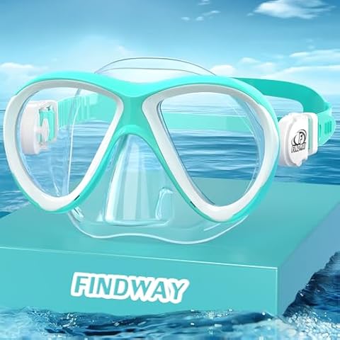 Findway Kids Snorkel Mask with Nose Cover Cover