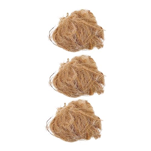 Hemobllo 3pcs Jute Fire Convenient Fire Tool for Camping Hiking BBQ and Outdoor Survival Natural Easy Campfires and Adventures