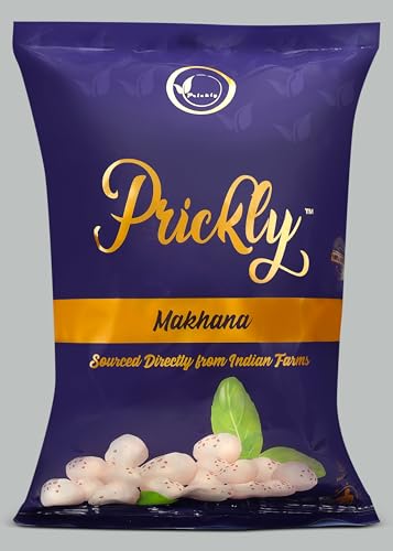 Image of PRICKLY MAKHANA, 200g, Foxnuts, Natural & Crunchy, Lotus Puffs, Rich in Calcium, Maintains Weight, Fit for Fasting