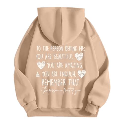 Sweat à capuche santé mentale kaki - cadeau bien-être femme taille L