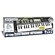 Bontempi | KeyRhythm - Digitales Keyboard Piano mit 37 Tasten, 1,5 cm Teilung, Kopfhörerbuchse, Pentagrammstreifen, Metronom und Transposer, 42,4x15,2x4,7 cm