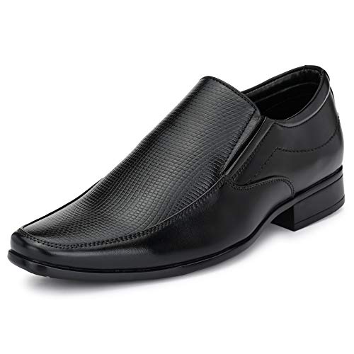 Image of Chadstone Men Black Formal Shoes-7 UK (41 EU) (CH
