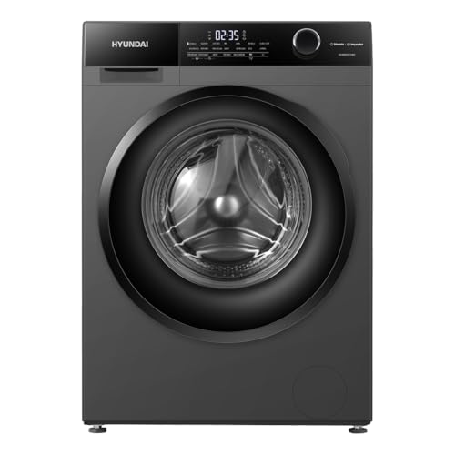 Hyundai Lavadora 9 Kg Carga Frontal Inox HL9400AIDVBX. 1650W, 1400rpm, 14 Programas, Función Stop&Go, Tambor Waterdrop, Clase de Eficiencia Energética A Hyundai Lavadora 9 Kg Carga Frontal Inox HL9400AIDVBX. 1650W, 1400rpm, 14 Programas, Función Stop&Go, Tambor Waterdrop, Clase de Eficiencia Energética A