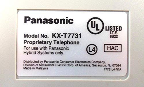 Teléfono Panasonic KX-T7731 Blanco miniatura 5