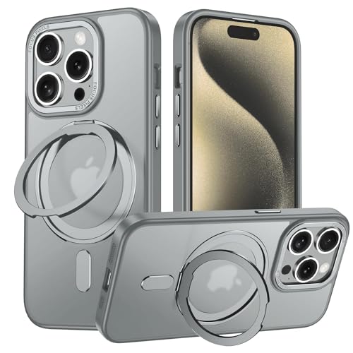 iPhone 13 Pro �p �P�[�X Magsafe�Ή� 360°��]�X�^���h �A�C�t�H��13�v�� �g�уP�[�X �����O �}�O�l�b�g ���C�����X�[�d �c�����p�x �Ή� �J�o�[ Uovon �A�C�z��13�v�� �X�}�z�P�[�X �ԍڃz���_�[ �X�g���b�v���t�� �}�b