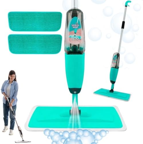 Kit Rodo Mop Spray Giratório 3 em 1 com Reservatório para Limpeza...