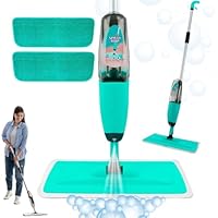 Kit Rodo Mop Spray Giratório 3 em 1 com Reservatório para Limpeza De Piso + Refil Extra