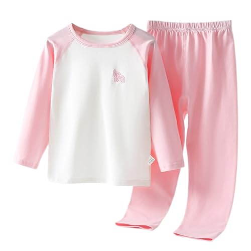 Soft Cotton 𝐏a𝐣amas for Kids Boys Girls Comfort 𝐋oun𝐠ewear Cute 𝐍𝐢ghtwear Set Long Sleeve 𝐒lee𝐩wear with Pants 2PCS