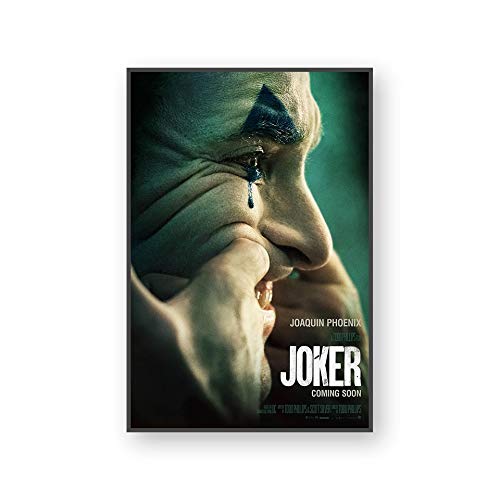 T-YIFUZX DIY Pintar por números Sin Marco Joker Wall Art Wall Movie Joker Joaquin para Aprender a impermeabilizar 40x50cm