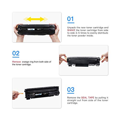 Lxtek Compatible Toner Cartridge Replacement For Canon 137 Toner Cartridg Crg137 Crg 137 9435B001Aa To Use With Imageclass D570 Mf236N Mf232W Mf216N Mf244Dw Mf242Dw Mf232W ,2 Black #TOP6