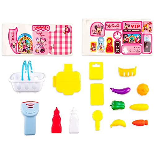 Maleta 3 em 1 Mercado da Minnie Com Som e Acessórios Multikids – BR1570