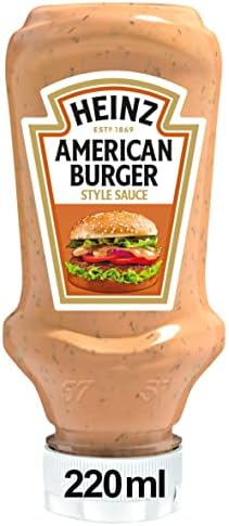 Heinz Salsa Burguer Estilo Americana Bocabajo 220ml