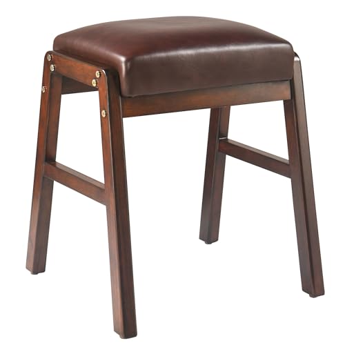 Asiento de banco de tocador ergonomico que alivia la espalda 4