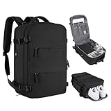 Mochila De Viagem Grande Impermeável, Com Porta Usb, Compartimento Para Sapatos, Bolsa Para Objetos úmidos, Mochila Para Notebook, Mochila Feminina VANOVA (PRETO)