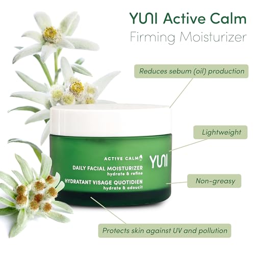 YUNI Beauty YUNI | Plant Based Vegan Moisturizer | Green Tea Extract | Plant Stem Cell Anti-aging | Hydrating Moisturizer | Collagen Boosting Cream | 2oz