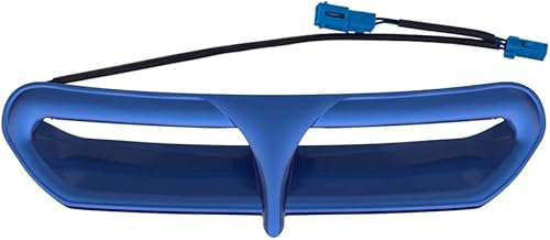 Kit de luz LED de ajuste de ventilación de carenado de motocicleta para Harley Touring StreetElectra Glide, Ultra y Tri-Glide - Azul superior