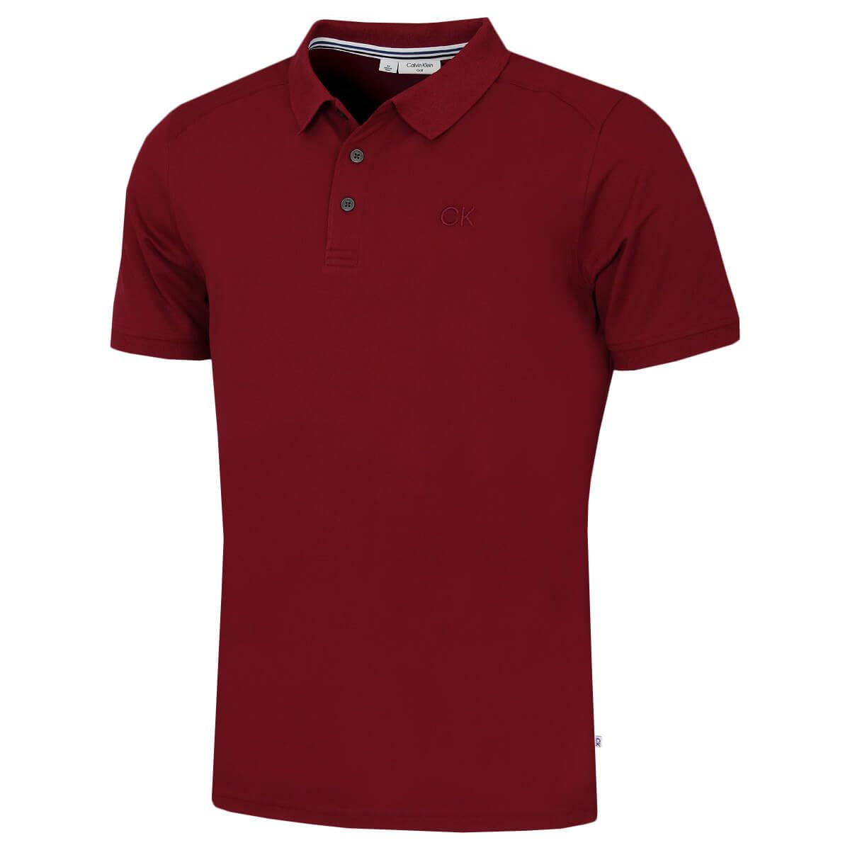 Calvin Klein Men's Burgundy Campus Coastal Polo Shirt - Xxxxxl