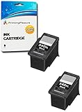  2 XL SCHWARZ Druckerpatronen für Canon Pixma MG4250 MG4150 MG3650 MG3550 MG3250 MG3150 MG2250 MG2150 MG3500 MG3600 MX455 MX475 MX515 MX525 MX535 MX375 MX395 MX435  kompatibel zu PG-540XL (PG540XL)