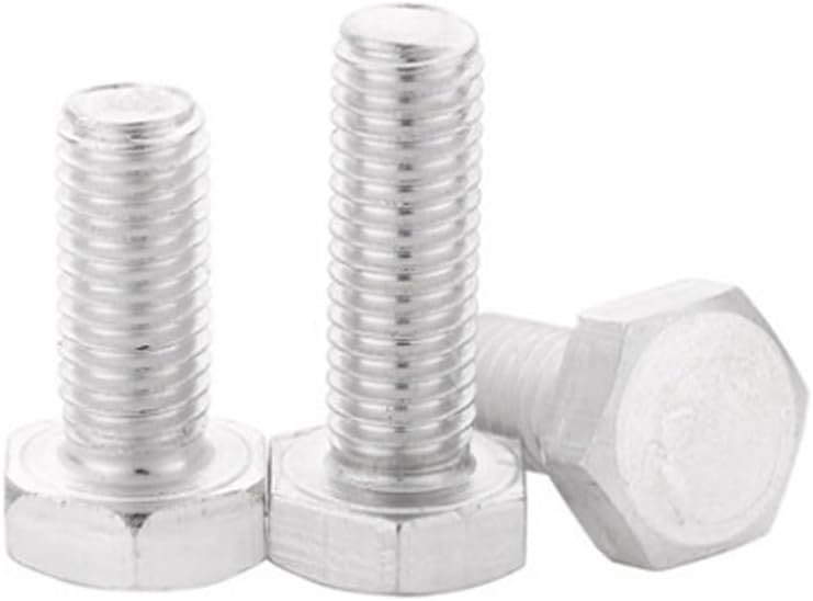 M12 aluminum alloy external hexagon screws hex head screw machine bolts thread nails corrosion resistant - (Size: M12x65mm (1pcs))