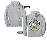 Trust No One Vintage Snake Traditional Tattoo Flash Graphic Pullover Hoodie