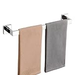 Sayayo Chrome Towel Rail Wall Mounted Bathroom Towel Holder 50CM Towel Rack, SUS304 Stainless Steel Waterproof & Anti-Rust