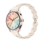 Lamshaw Braccialetto compatibile con Ice Watch - Ice Smart 2.0 1.2 Pollici Watch,Cinturino di ricambio scavato in Silicone elastico di,orologi intelligenti, 18mm, Silicone, Nessuna pietra preziosa