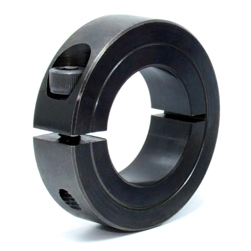 AUZHU- SCM - Metric - Steel semi-Split Shaft Collars Fixing Rings Set Collars Quick Release locating Rings Stop Ring Throat clamp Snap Ring Retaining Ring Clamping Elements Size: ID 55 mm - OD 78 mm