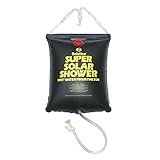 SOLSTICE By SWIMLINE 40331 Super Solar Shower | Adjustable Hanging Hook | 3.75 Gallon Capacity Up To 100 Degrees | Environmentally Friendly | Outdoor Backyard Poolside Spa
