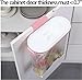 Set of 2 Trash Bag Holder Rack, Hanging Organizer Garbage Bag Holder, With Removable Lid - Multi for Kitchen Cabinet Door Storage Cupboard, Kitchen Towel Rails Rack, Blue & Pink