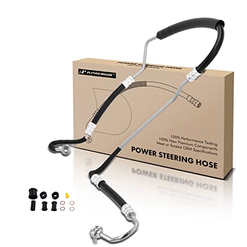 A-Premium Power Steering Pressure Hose Line Assembly Compatible with Mazda 3 2007 2008 2009, 2.3L, Pump to Gear/Rack Pinion by A-Premium - Used condition - US$19.53