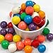 1 Inch Gumballs for Gumball Machine, Approx. 220 Pieces, 4lb Bulk Bag, Large Gumballs, Bubble Gum Balls Assorted Fruit Flavored Bubble Gum, Gumball Machine Refills