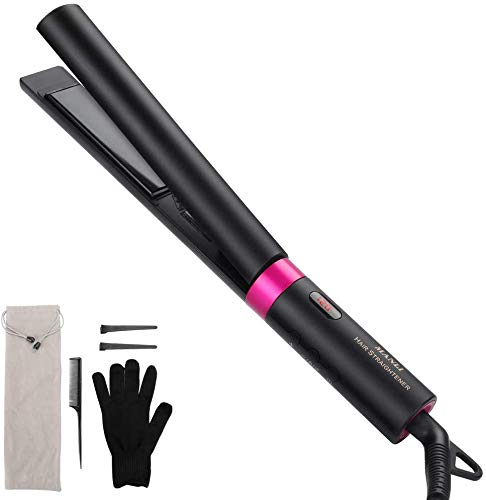 Professional Hair Straightener,Professional Salon Flat Iron for Hair Healthy Styling,2 in 1 Tourmaline
