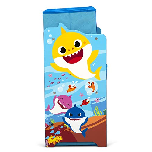 RIIMUHIR Baby Shark Design & Store 6 Bin Toy Storage Organizer by Delta Children
