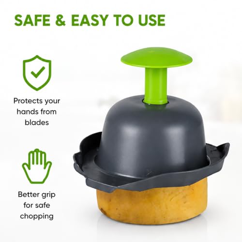 Image of 14-in-1 Multipurpose Fruits & Vegetable Chopper, This Manual Kitchen Tool Combines Chopping, Slicing, Dicing, Grating, Peeling and Chipping, Durable Food-Grade Body for Kitchen