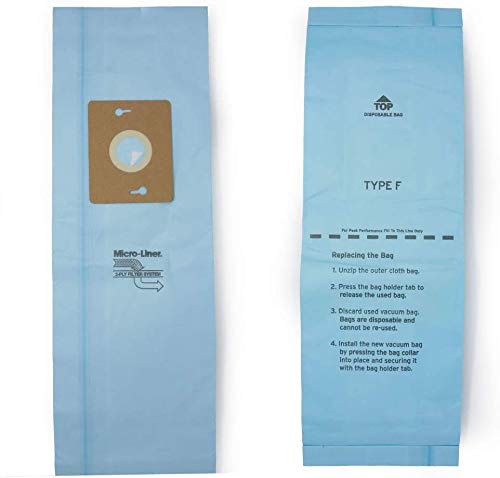 DVC Micro-Lined, Paper Replacement Bags for Riccar Simplicity Style F, Supralite, Freedom Models, 12 Bags