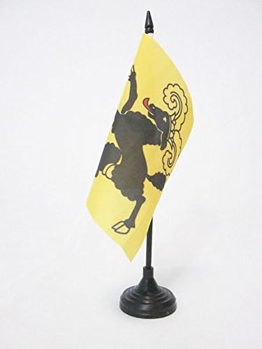 AZ FLAG Canton of Schaffhausen Table Flag 5'' x 5'', Schaffhausen, SH Office Decoration 100% Polyester 15 x 15 cm