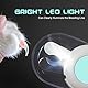 vsshe Nagelknipser mit Led-Licht für Hunde Katzen, 2-in-1 Krallenschere und Hundenagelschleifer mit Nagelfeile und Spritzfest Schutzvorrichtung für Hunde Katzen Kaninchen und Weitere Haustiere -Blau