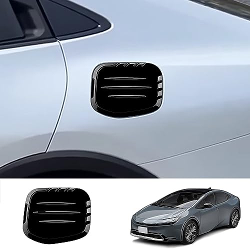 SWD-DG トヨタ プリウス ガソリンタンクカバー 給油口カバー タンクカバー オイル ガーニッシュ アクセサリー 新型 PRIUS 60系 専用 ABS製 1P【ブラック】PRS-28-BK