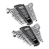 VEVOR Combination Wrench Set, 30-Piece Ratcheting Wrench Set with Organizer Rack, Cr-V Steel Wrench Set SAE 1/4″ to 1″, Metric 8 mm to 24 mm, Ideal for General Household, Garage, Workshop, Emergency