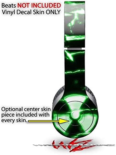 Skin Decal Wrap Works with Original Beats Solo HD Headphones Radioactive Green Skin Only (Headphones NOT Included)