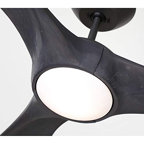 Luminance Kathy Ireland Home Lindbergh Eco 60 Inch Ceiling Fan With Light | Led Lighting Fixture With 6-Speed Wall Control And 3 Solid Wood Blades, Graphite, 13.80X13.80X60.00 (Cf315Cr60Grt) #TOP2